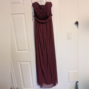 Style-Your-Way 6 Tie Long Mesh Bridesmaid Dress | David's Bridal